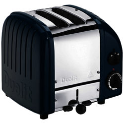 Dualit Made to Order Classic 2-Slice Toaster Stainless Steel/Ocean Blue Gloss